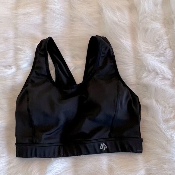 AP Basic Black Sports Bra (S) - Picture 5 of 5